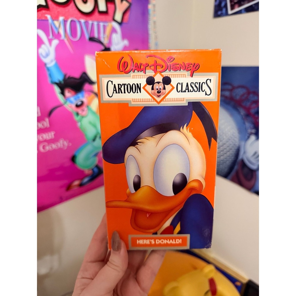 Walt Disney Cartoon Classics "Here's‎ Donald!" VHS